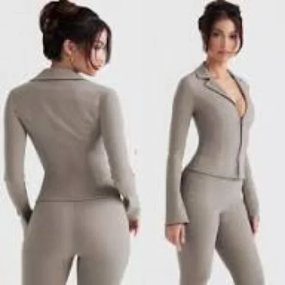 HOUSE OF CB Zakira Flare Sleeve Shirt Large